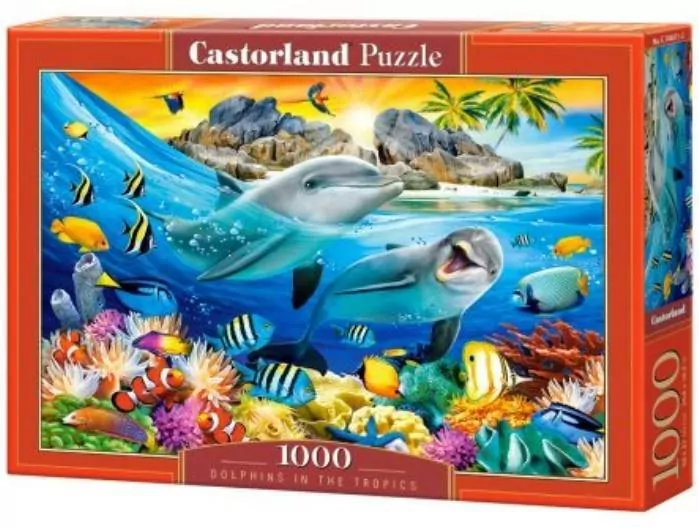 Puzzle 1000. Dolphins in the Tropics - tantis.pl