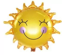 Balon foliowy słoneczko 55cm