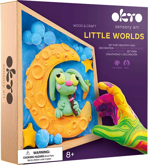 Zestaw DIY z masy plastycznej Księżycowy Królik - tantis.pl