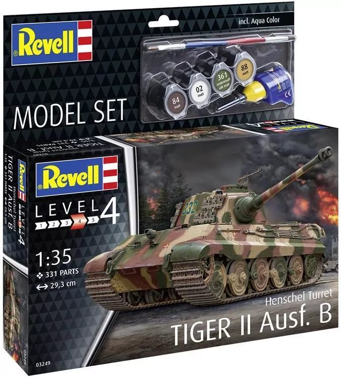 Tiger II Ausf.B Henschel Turret. Model set - tantis.pl