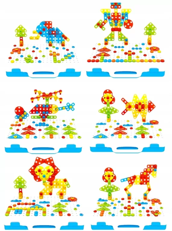 Śrubkowe konstrukcje. Genialny dzieciak - tantis.pl