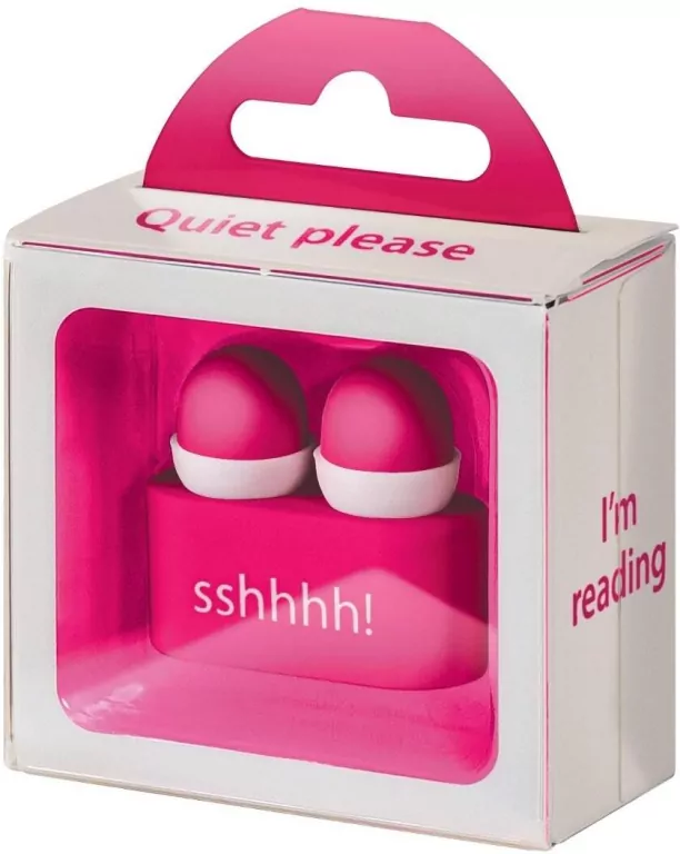Ear Plugs - zatyczki do uszu w etui - różowe - tantis.pl