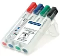 Marker Lumocolor do białych tablic 4 kol STAEDTLER - tantis.pl