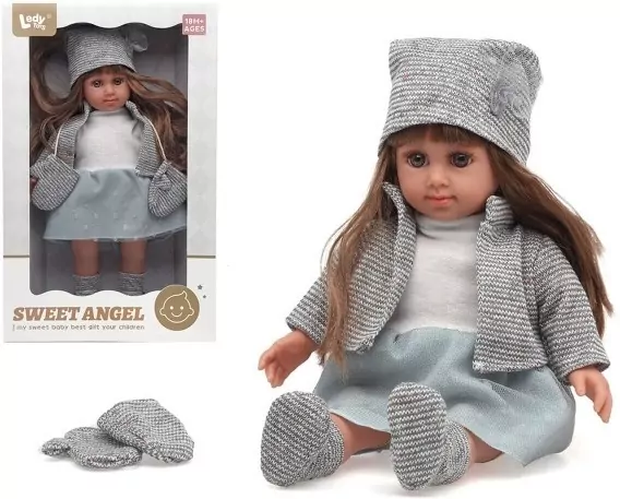 LALKA SŁODKA MAJA SZARY SWETEK - tantis.pl