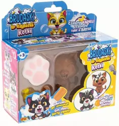 Brudaski w kąpieli. Kotki. Lusia