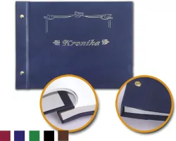 Kronika A4/100k pionowa, oprawa twarda granatowa