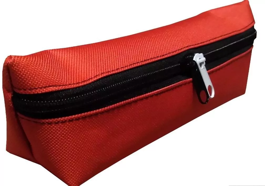 Piórnik szkolny NS15 bordowy - tantis.pl