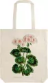 Torba bawełniana STBAG 94 Biała pelargonia - tantis.pl