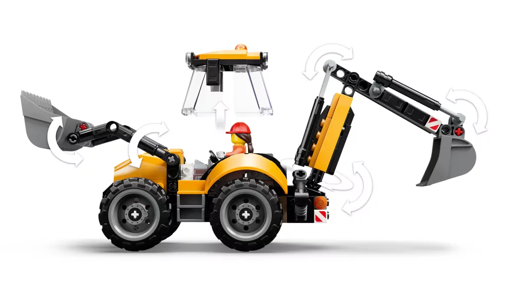 LEGO® Żółta koparko-ładowarka 60480 - tantis.pl
