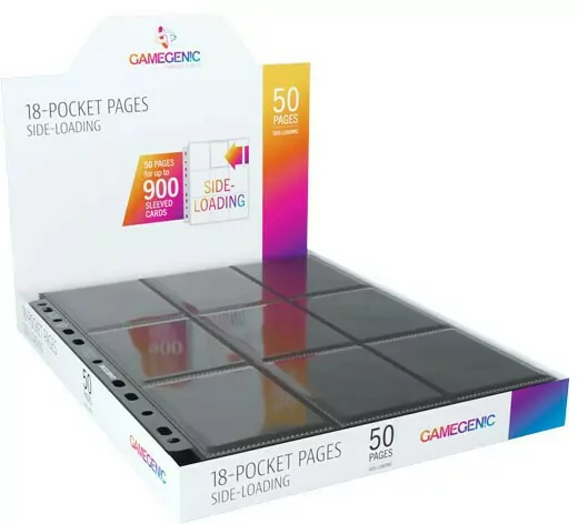 Gamegenic: 18-Pocket Pages Side-loading. Czarny - tantis.pl