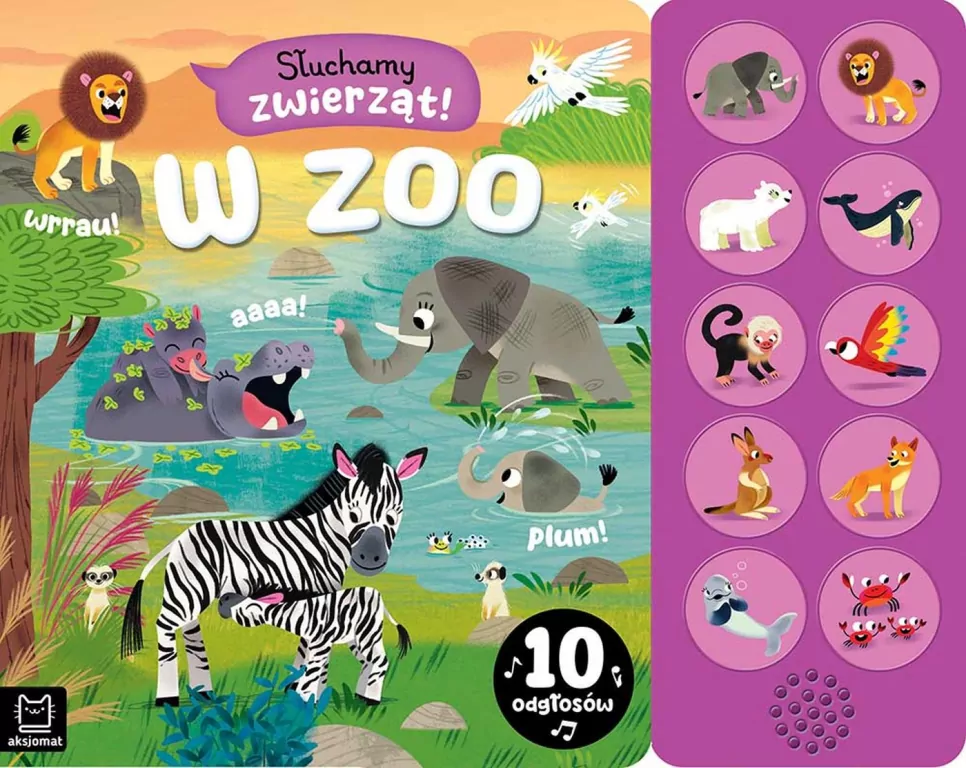 Słuchamy zwierząt! W zoo. 10 odgłosów - tantis.pl