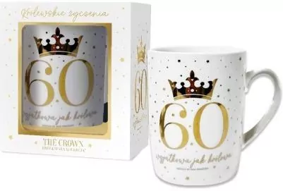 Kubek The Crown-60K biały - tantis.pl