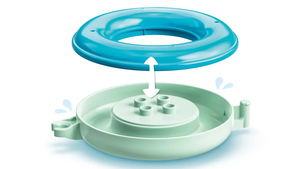 LEGO® DUPLO® Creative Play. Zabawa w kąpieli: pływający pociąg ze zwierzątkami. 10965 - tantis.pl