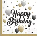 Serwetki papierowe Happy Birthday 33x33 - tantis.pl