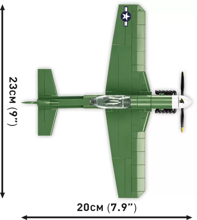 HC WWII North American P-51D Mustang - tantis.pl