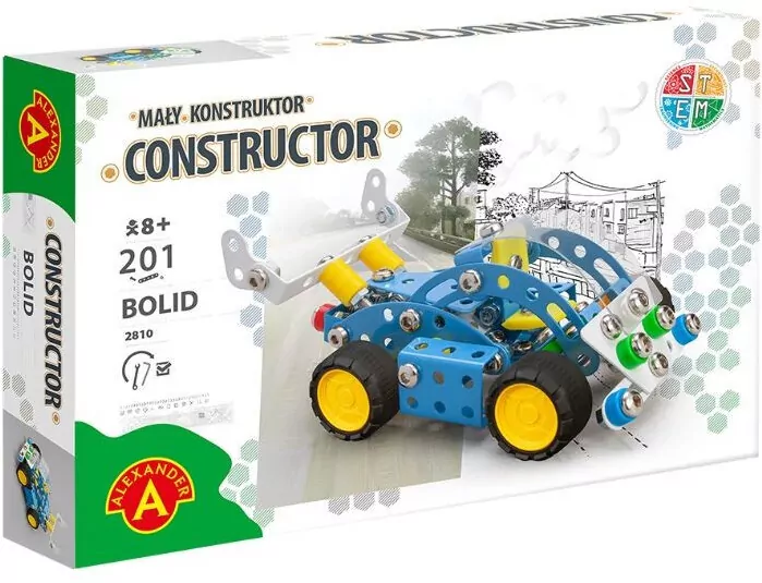 Mały Konstruktor - Bolid 8+ - tantis.pl