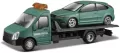 Bburago, Street Fire Transport W Ford Focus St Dull 1:43 - tantis.pl