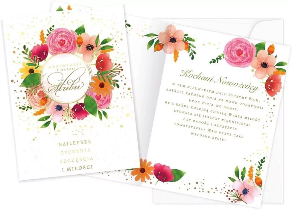 Karnet V-045 Ślub - tantis.pl