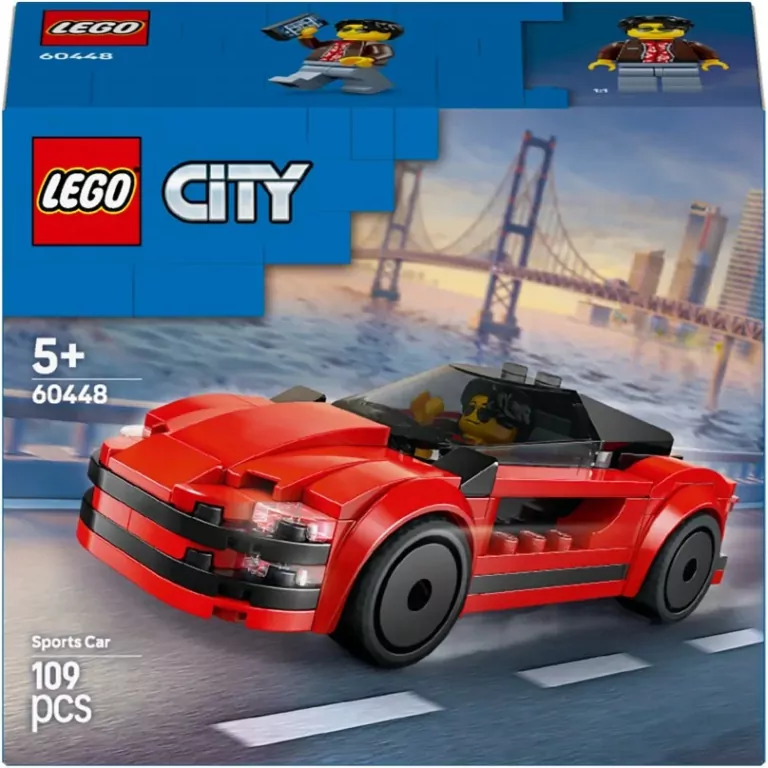 LEGO® Czerwony samochód sportowy 60448 - tantis.pl