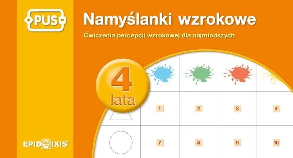 Namyślanki wzrokowe - 4 lata PUS - tantis.pl