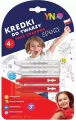 Kredki do twarzy 4x2g biało-czerwone - tantis.pl