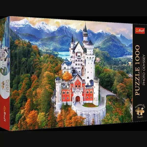 Puzzle 1000 Zamek Neuschwanstein, Niemcy TREFL - tantis.pl