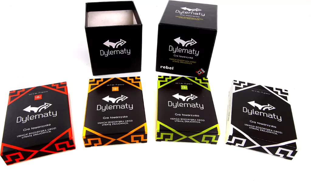 Dylematy. Gra towarzyska (druga edycja). Uwaga! rozgrywka grozi utratą znajomych - tantis.pl