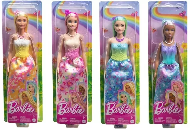 Barbie Księżniczka w różowym stroju - tantis.pl