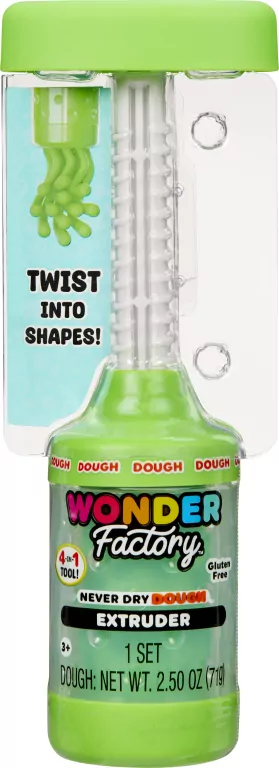 Wonder Factory Never Dry Dough Extruder - Green - tantis.pl