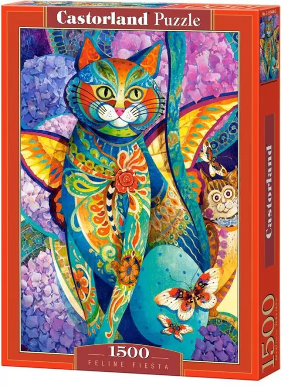 Puzzle 1500. Kocia fiesta - tantis.pl