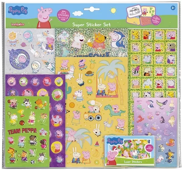 CCG super set naklejki Peppa 7ark 60167 - tantis.pl