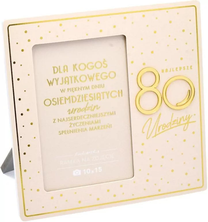 Ramka Moments Urodziny 80 Elite - tantis.pl