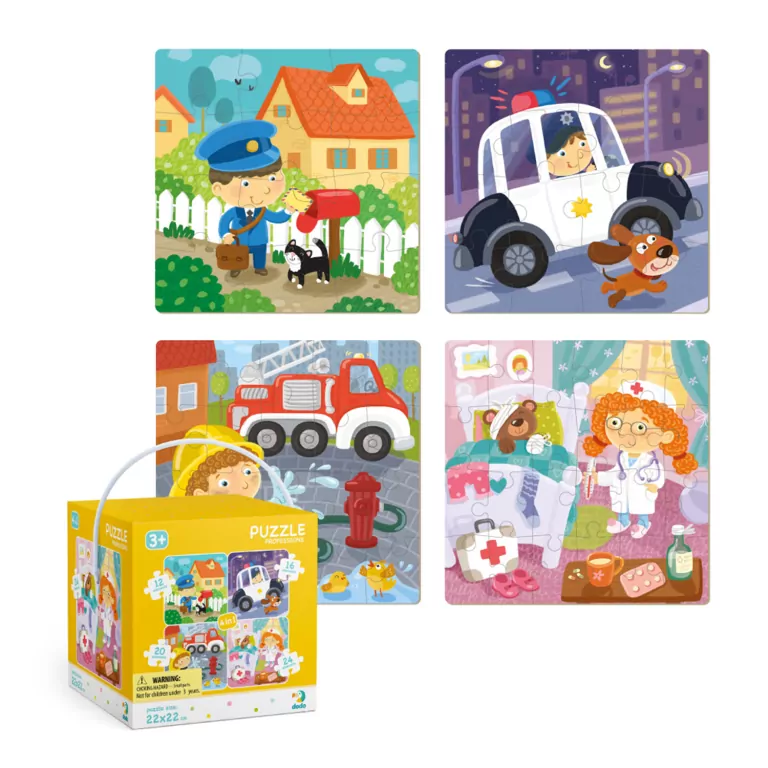 DODO. Puzzle 4w1. Moje zawody - tantis.pl