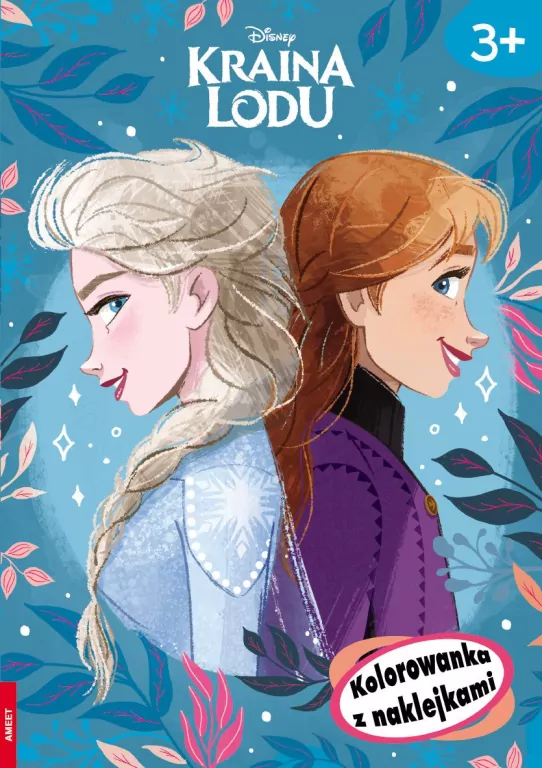 Disney Kraina Lodu. Kolorowanka z naklejkami - tantis.pl