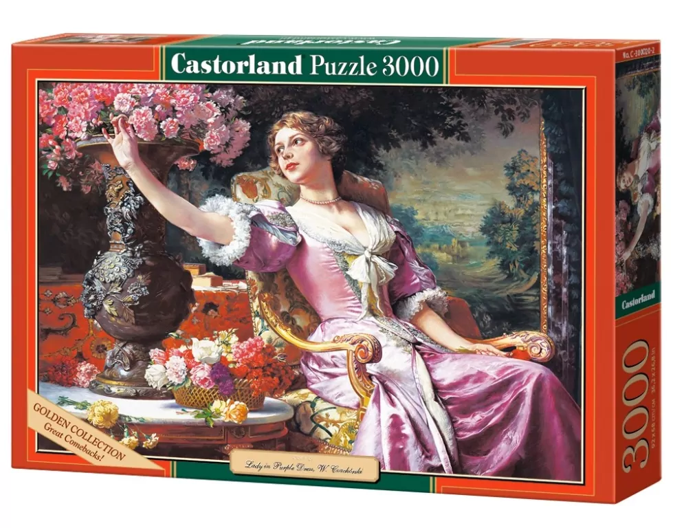 Puzzle 3000. Dama w różowej sukni - tantis.pl