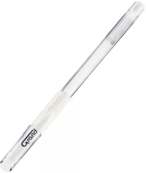 Długopis żelowy 0.5mm. Biały - tantis.pl