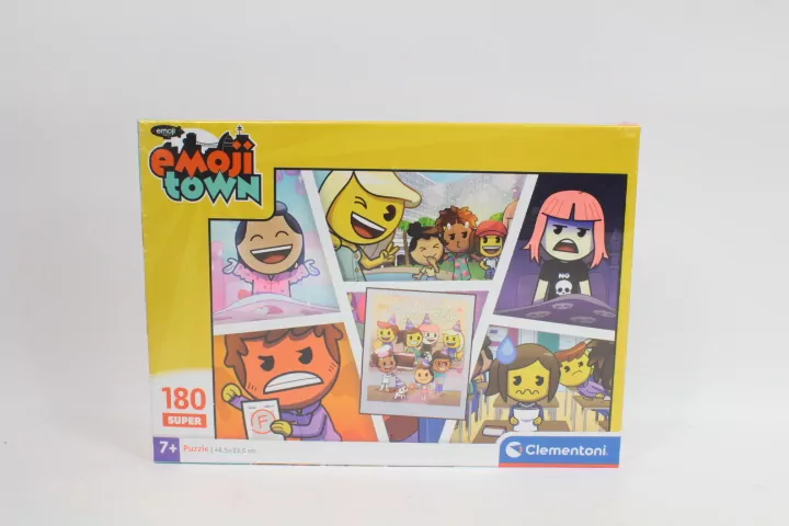 Puzzle 180. Super Kolor. Emojii Town. 29067 - tantis.pl