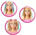 Barbie. Głowa do stylizacji. Blond włosy - tantis.pl