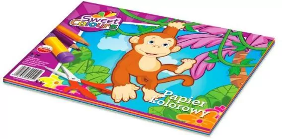 Zeszyt papierów kolorowych A5 - tantis.pl