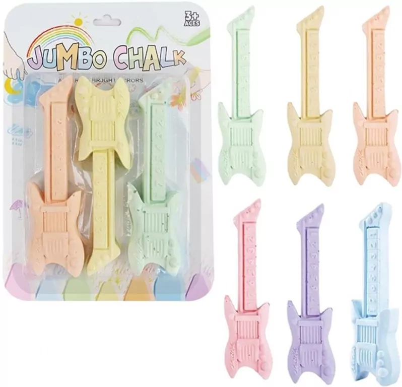 Kreda chodnikowa gitara 3 kolory - tantis.pl