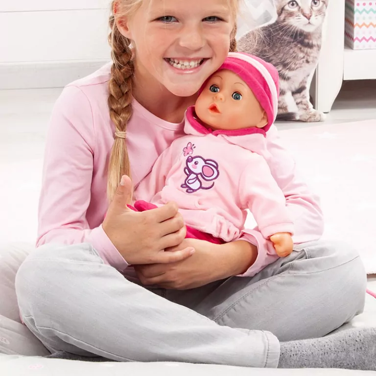 Bayer. Lalka bobas interaktywna, 38cm - tantis.pl