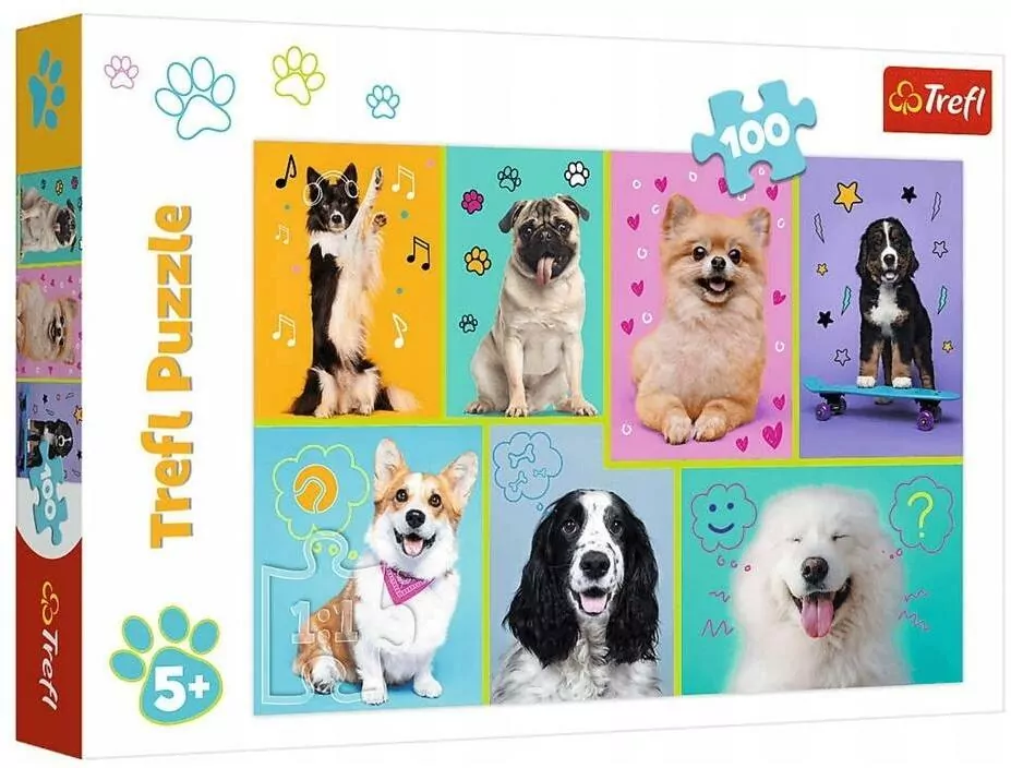 Puzzle 100. W świecie piesków - tantis.pl