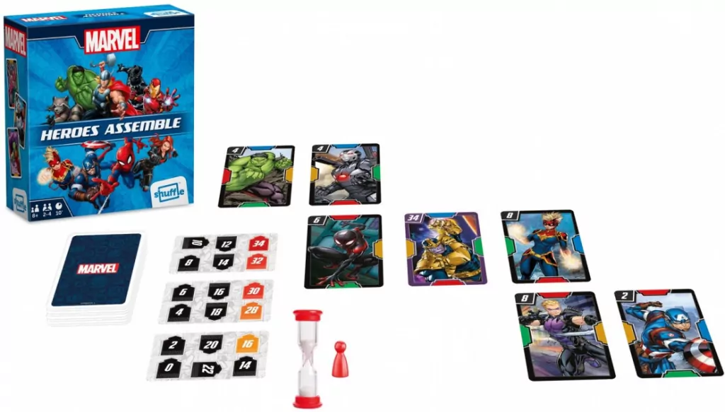 Gra Shuffle Marvel Heroes Assemble (PL) - tantis.pl