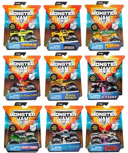 Monster Jam. Auto 1:64. Mix - tantis.pl