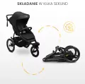 Caretero Lima Deluxe wózek spacerowy czarny - tantis.pl