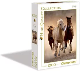 Puzzle 1000. High Quality Collection. Biegnące konie - tantis.pl