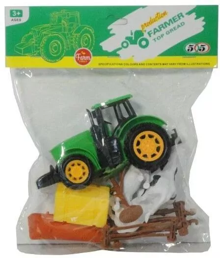 Traktor z akcesoriami MIX - tantis.pl