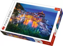 Puzzle 2000. Vernazza o zmroku. 27086