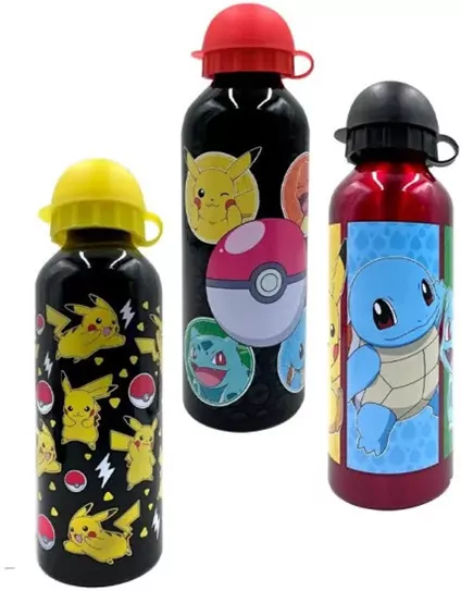 Butelka aluminiowa na wodę Pokemon 500ml MIX - tantis.pl