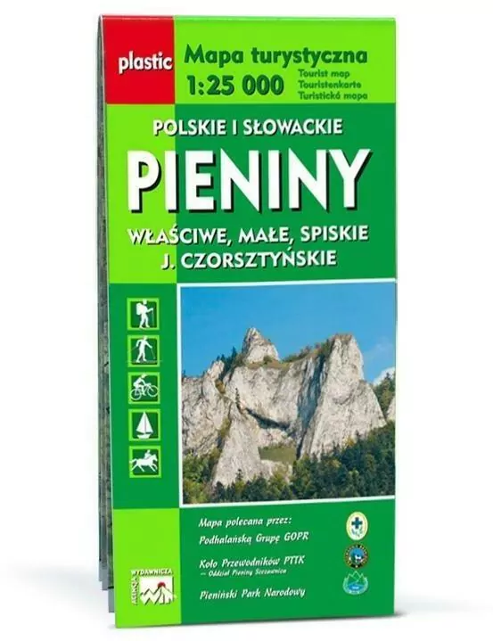 Pieniny Polskie i Słowackie. Mapa turystyczna 1:25 000 - tantis.pl